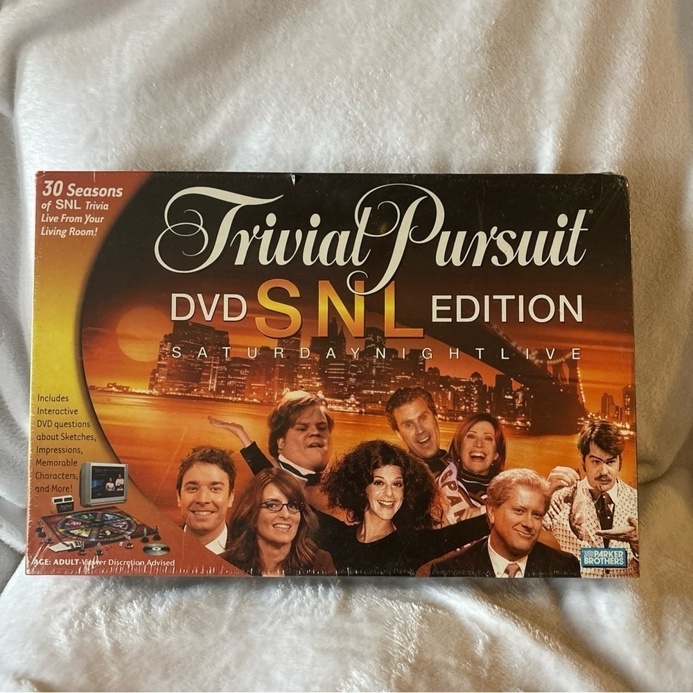 PARKER BROTHERS TRIVIAL PURSUIT DVD SNL EDITION SEALED GAME! Saturday Night Live